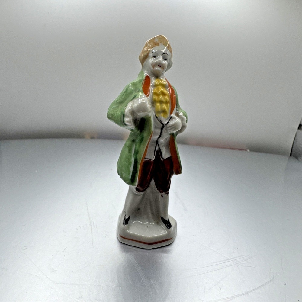 Vintage Victorian Man Figure Stamped Occupied‎ Japan 3.25 inch tall
